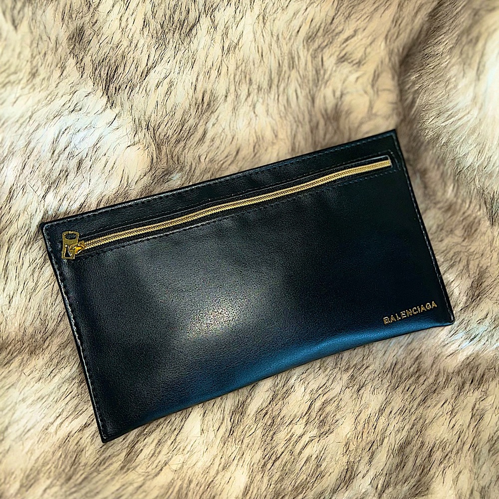 Balenciaga Leather Continental Wallet